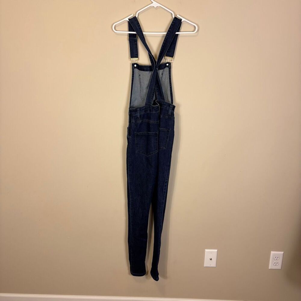 WeWoreWhat Denim Jean Overalls with Gold Buttons Size XS - Picture 2 of 7